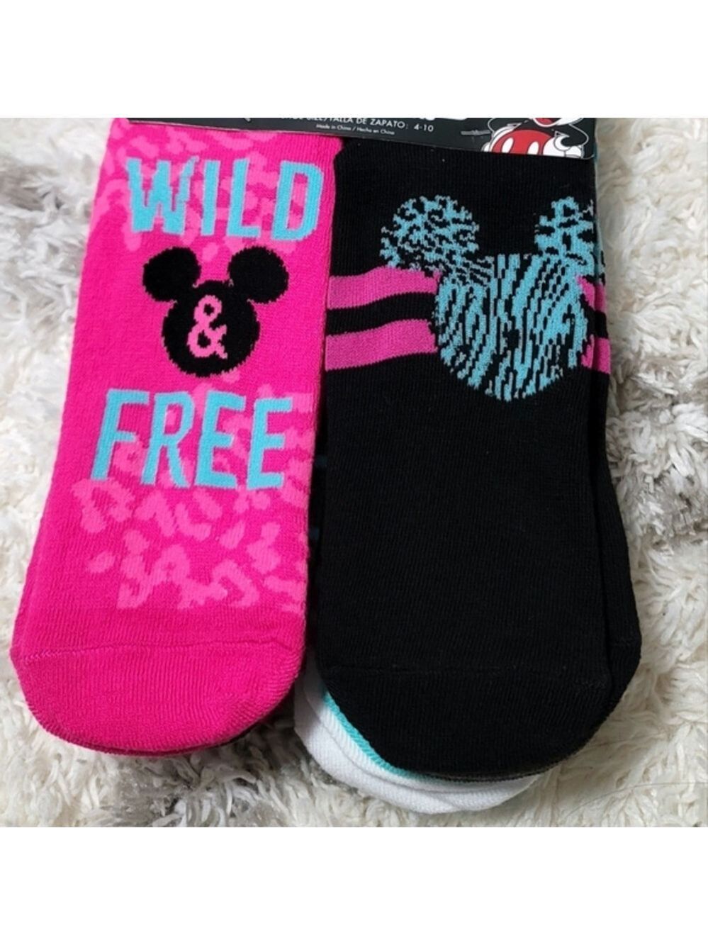 NWT Disney Mickey Mouse Low Cut Socks 10 Pairs